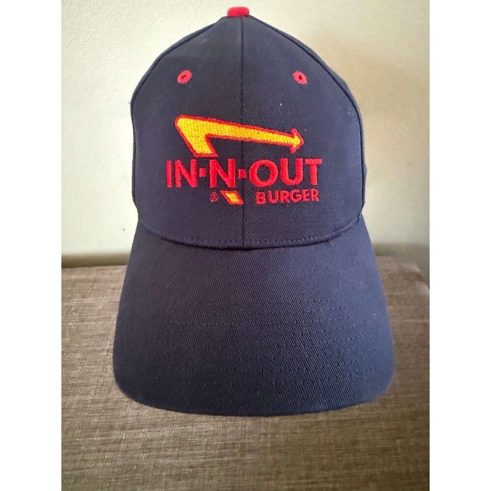 Fitted  Blue In-N-Out Burger Hat Size Large / X-large